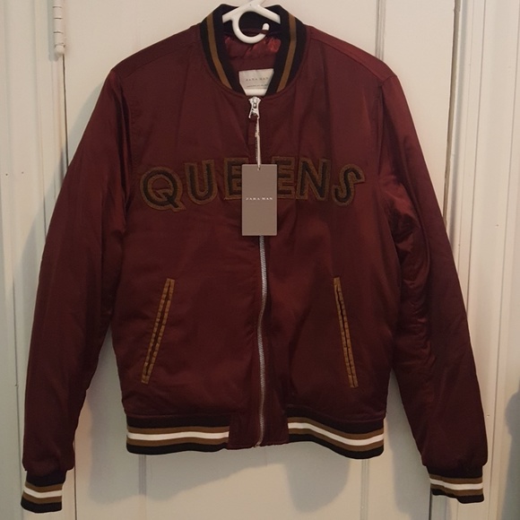 Zara College Bomber Jacket NWT